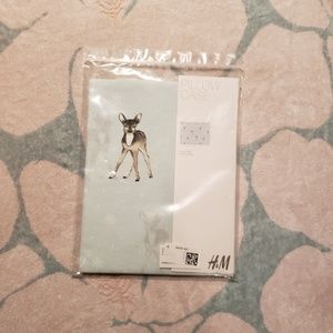 H&M Deer and Snowflake Pillowcase